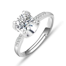 image-Female Ring Imitation Moissan Diamond Ring Female