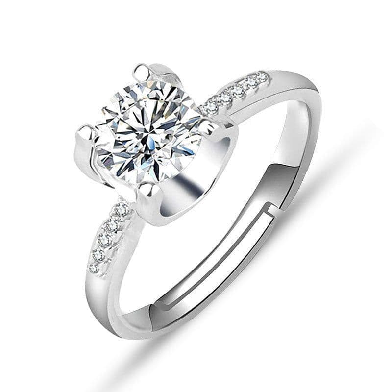 image-Female Ring Imitation Moissan Diamond Ring Female