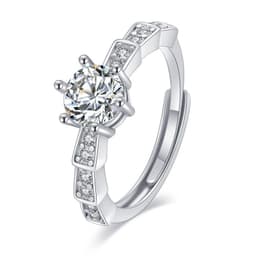 image-Female Ring Imitation Moissan Diamond Ring Female