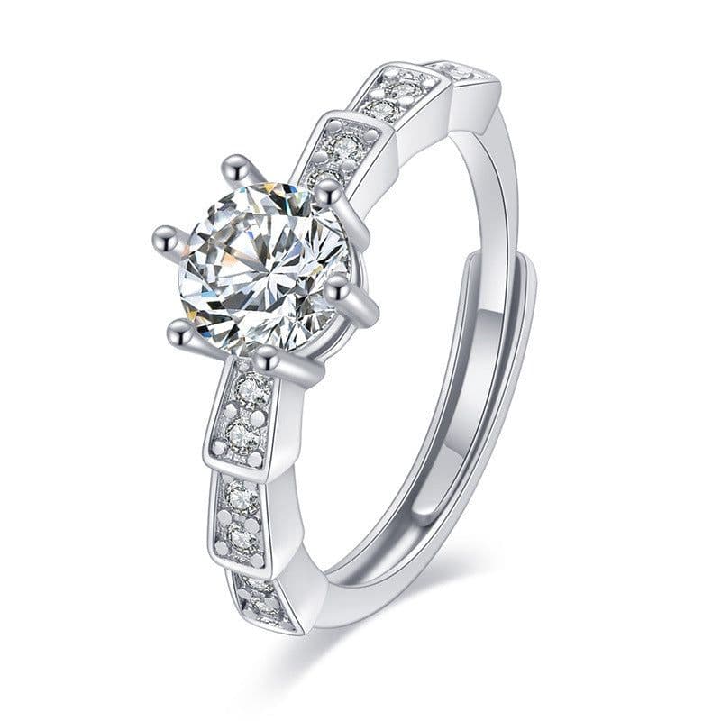 image-Female Ring Imitation Moissan Diamond Ring Female