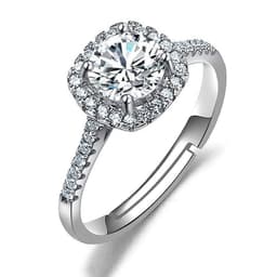 image-Female Ring Imitation Moissan Diamond Ring Female