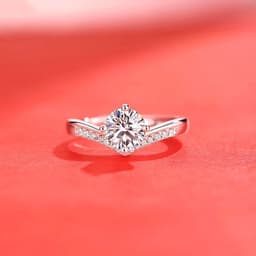 image-Female Ring Imitation Moissan Diamond Ring Female