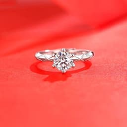 image-Female Ring Imitation Moissan Diamond Ring Female