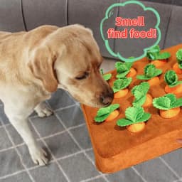 image-Pet Dog Toys Carrot Plush Toy Vegetable Chew Toy For Dogs Snuffle Mat For Dogs Cats Durable Chew Puppy Toy Dogs Accessories