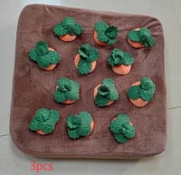 image-Pet Dog Toys Carrot Plush Toy Vegetable Chew Toy For Dogs Snuffle Mat For Dogs Cats Durable Chew Puppy Toy Dogs Accessories