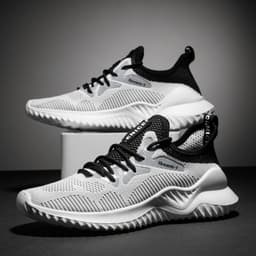 image-Breathable Mesh Shoes, Mesh Shoes, Men's Shoes, Flying Woven Fashion Casual Shoes