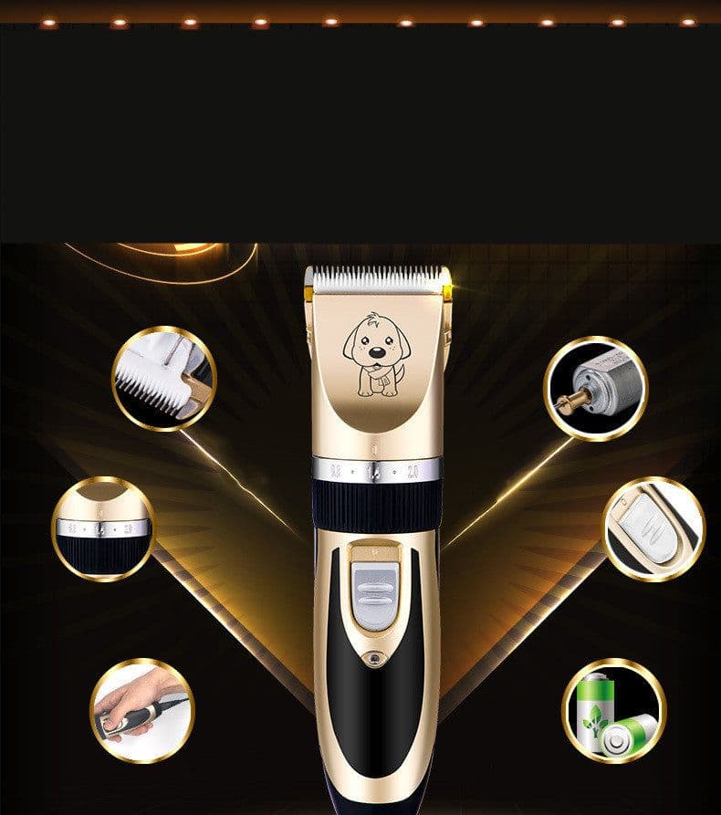 image-Professional Pet Dog Hair Trimmer Animal Grooming Clippers Cat Cutter Machine Shaver