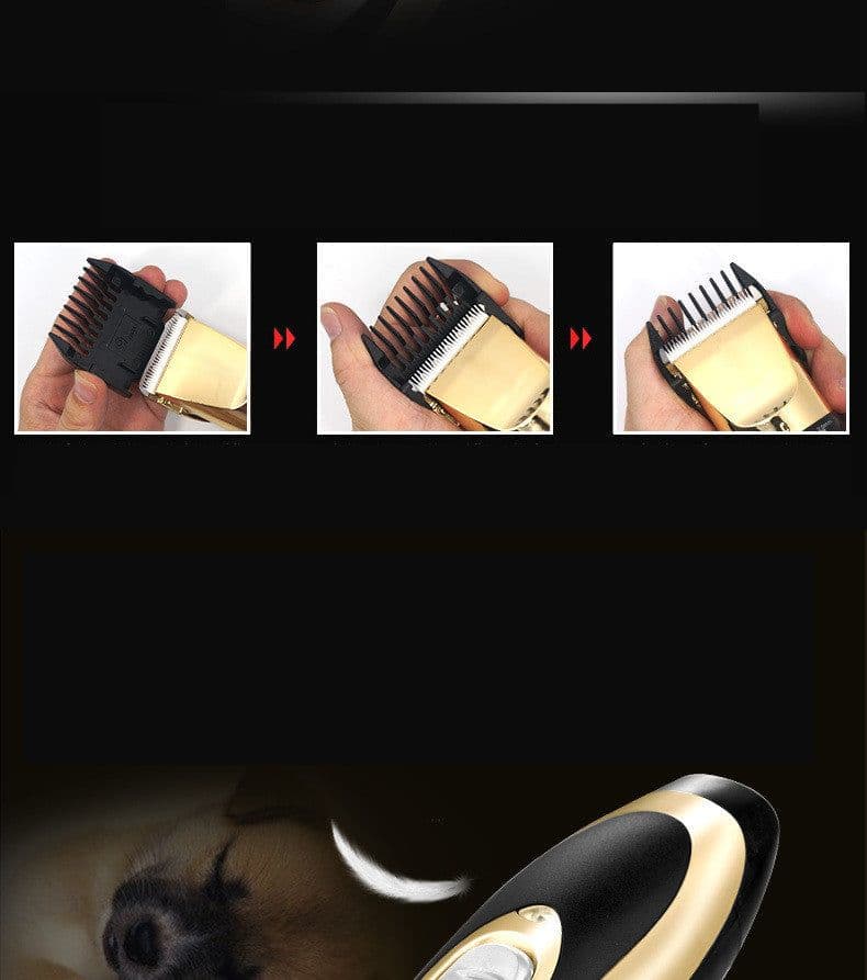 image-Professional Pet Dog Hair Trimmer Animal Grooming Clippers Cat Cutter Machine Shaver