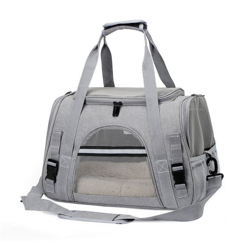 image-Portable Outdoor Portable One Shoulder Diagonal Cross Pet Box