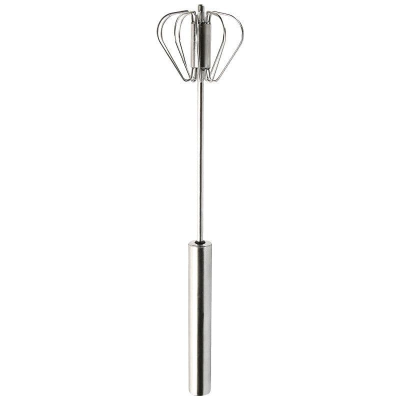 image-Semi-automatic Stainless Steel Egg Beater Whisk Hand Pressure Rotating Manual Mixer Egg Tools Cream Stirrer Kitchen Accessories