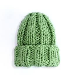 image-Europe and the United States new knit hat ladies autumn and winter fashion wild thick wool hat solid color simple earmuffs