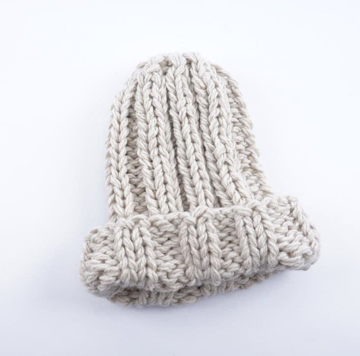 image-Europe and the United States new knit hat ladies autumn and winter fashion wild thick wool hat solid color simple earmuffs