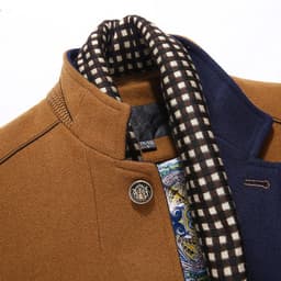 image-Men's woollen overcoat