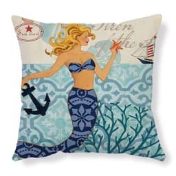 image-Cushion Covers Sea Turtle Printed Throw Pillow Cases For Home Decor Sofa Chair Seat
