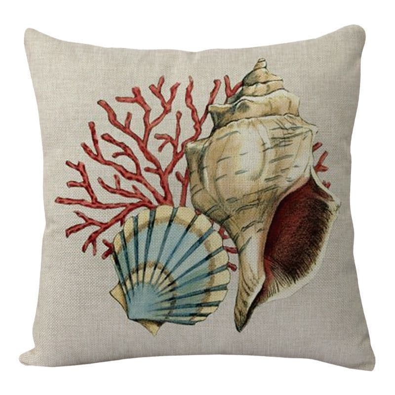 image-Cushion Covers Sea Turtle Printed Throw Pillow Cases For Home Decor Sofa Chair Seat