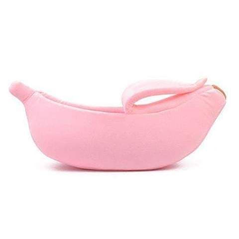 image-Pet House Dog Bed Banana Shape Dog House Cute Pet Kennel Nest Warm Dog Sofas Sleeping Bed