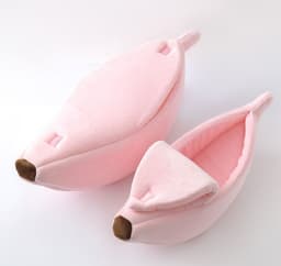 image-Pet House Dog Bed Banana Shape Dog House Cute Pet Kennel Nest Warm Dog Sofas Sleeping Bed