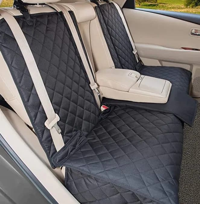 image-Pet Car Seat Cover Car Cushion Pet Supplies Rear Seat Car Dog Cushion Thick Breathable