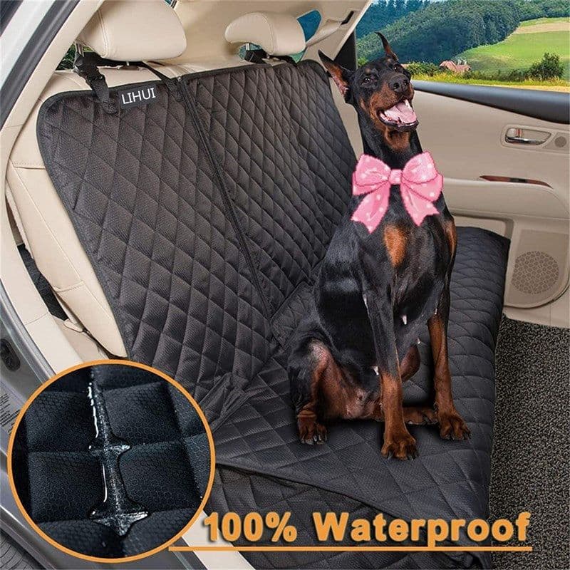 image-Pet Car Seat Cover Car Cushion Pet Supplies Rear Seat Car Dog Cushion Thick Breathable