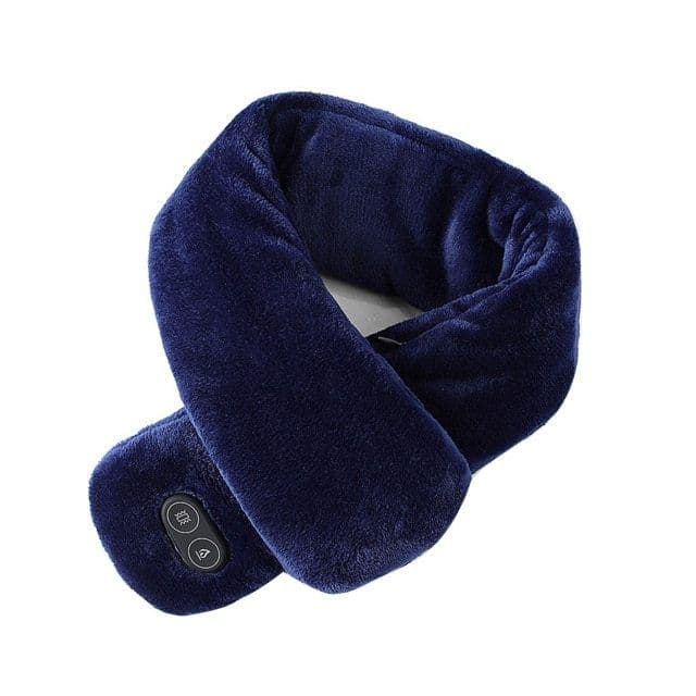 image-Women Men Soft Temperature Control Pain Relief Cervical Massage Shoulder Neck Wrap USB Heated Scarf Shawl Washable Winter Warm