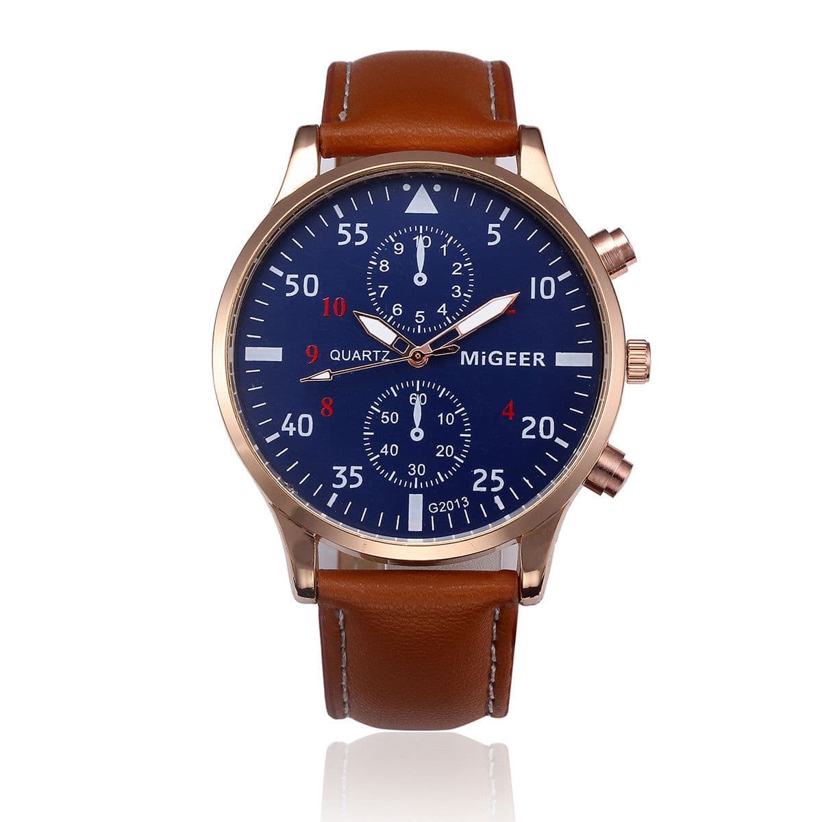 image-MIGEER Retro Design Men Watches Casual PU Leather Band Analog Alloy Quartz Wrist Watch Relogio masculino montre homme Clock New