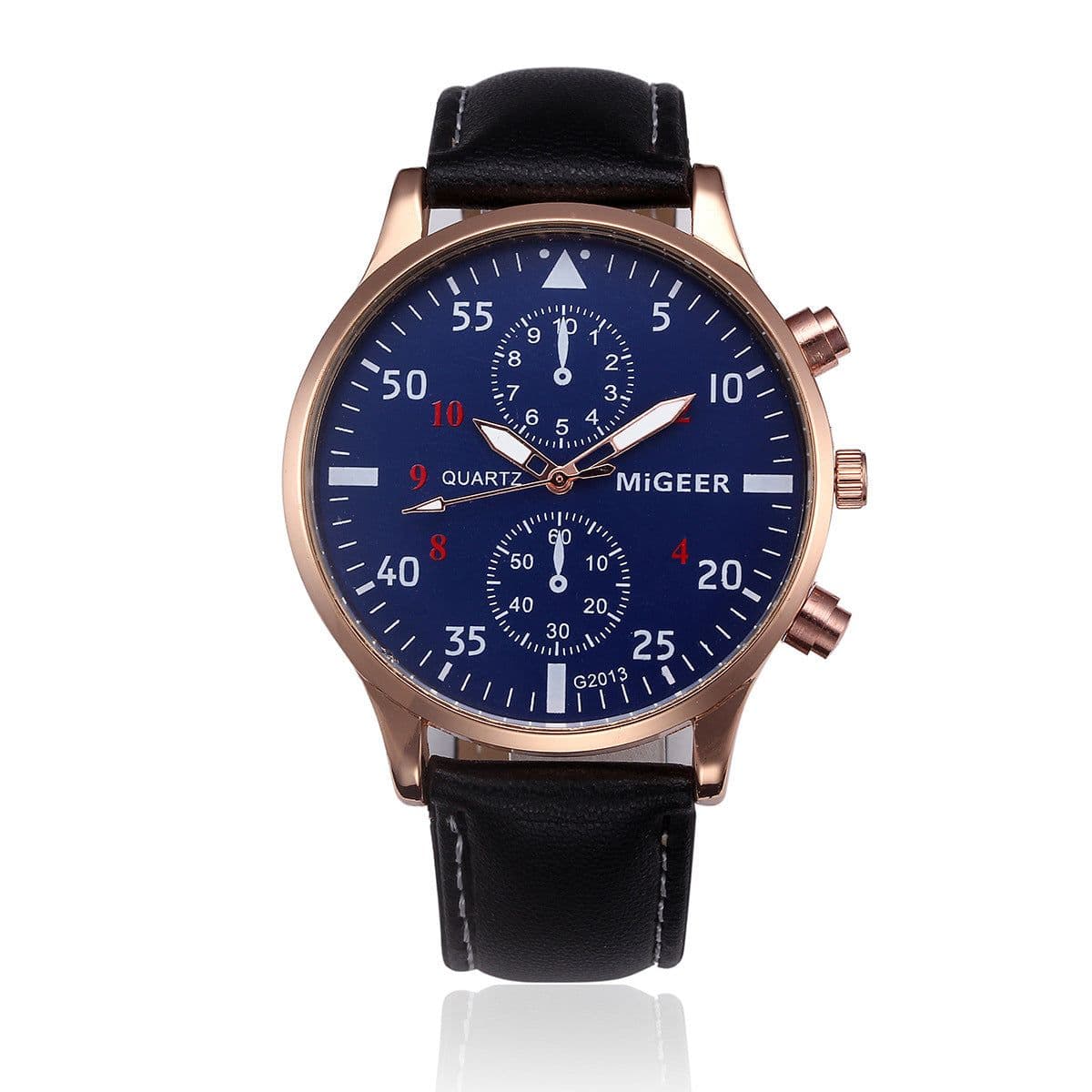image-MIGEER Retro Design Men Watches Casual PU Leather Band Analog Alloy Quartz Wrist Watch Relogio masculino montre homme Clock New