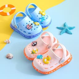 image-Kids Slippers for Boys Girls Cartoon Shoes Summer Toddler