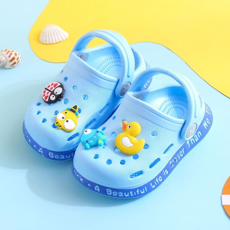 image-Kids Slippers for Boys Girls Cartoon Shoes Summer Toddler
