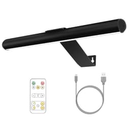 image-Magnetic Suction Bathroom Mirror Front Remote Control Dimmable Three-color Temperature Wall Painting Lamp Without Strobe