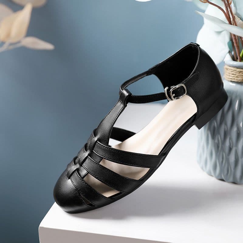 image-Women's Summer New Fashion Ankle-strap Buckle Sandals Women