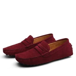 image-Men's Genuine Leather British Casual Peas Shoes
