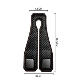 image-Car Hook Car Seat Back Hook Hanger Hook Headrest Hook Purses Bags Clothes Sundries Hanger Clip Auto Car Accessories Organizer