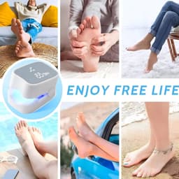 image-Nail Fungus Laser Treatment LED Light Device Effective Rechargeable Nail Fungus Remover Nail Fungus Cleaning Laser Device Repair Damaged Discolored Thick Fingernails