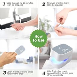 image-Nail Fungus Laser Treatment LED Light Device Effective Rechargeable Nail Fungus Remover Nail Fungus Cleaning Laser Device Repair Damaged Discolored Thick Fingernails