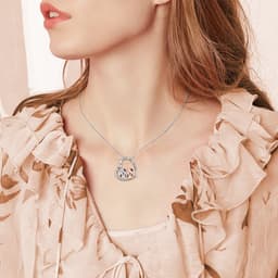image-Cow Gifts Cow Necklace for Women 925 Sterling Silver I Love You Always and Forever