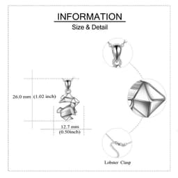 image-Origami Rabbit Bunny Urn Necklace for Ashes in Sterling Silver as Gifts