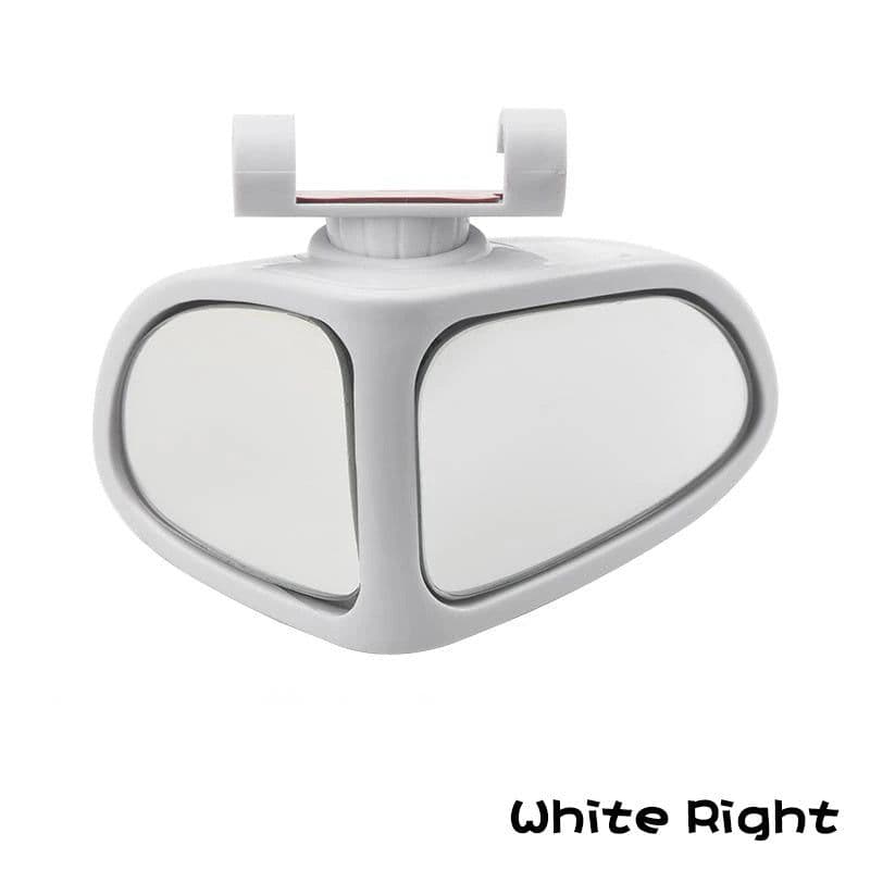 image-Car Reversing Small Round Mirror Front And Rear Wheel Wide-Angle Mirror Double-Sided Auxiliary Rearview 360 Adjustable Wide Angle Side Rear View Mirror For Car