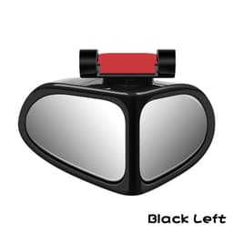 image-Car Reversing Small Round Mirror Front And Rear Wheel Wide-Angle Mirror Double-Sided Auxiliary Rearview 360 Adjustable Wide Angle Side Rear View Mirror For Car