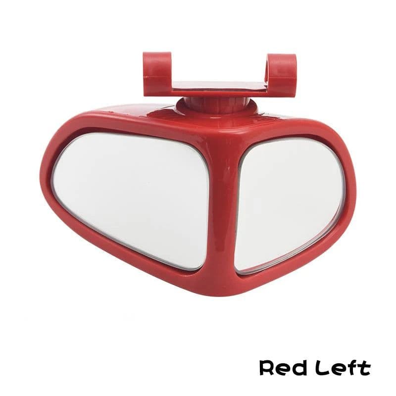 image-Car Reversing Small Round Mirror Front And Rear Wheel Wide-Angle Mirror Double-Sided Auxiliary Rearview 360 Adjustable Wide Angle Side Rear View Mirror For Car