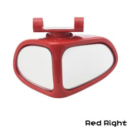 image-Car Reversing Small Round Mirror Front And Rear Wheel Wide-Angle Mirror Double-Sided Auxiliary Rearview 360 Adjustable Wide Angle Side Rear View Mirror For Car