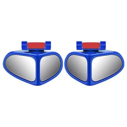image-Car Reversing Small Round Mirror Front And Rear Wheel Wide-Angle Mirror Double-Sided Auxiliary Rearview 360 Adjustable Wide Angle Side Rear View Mirror For Car