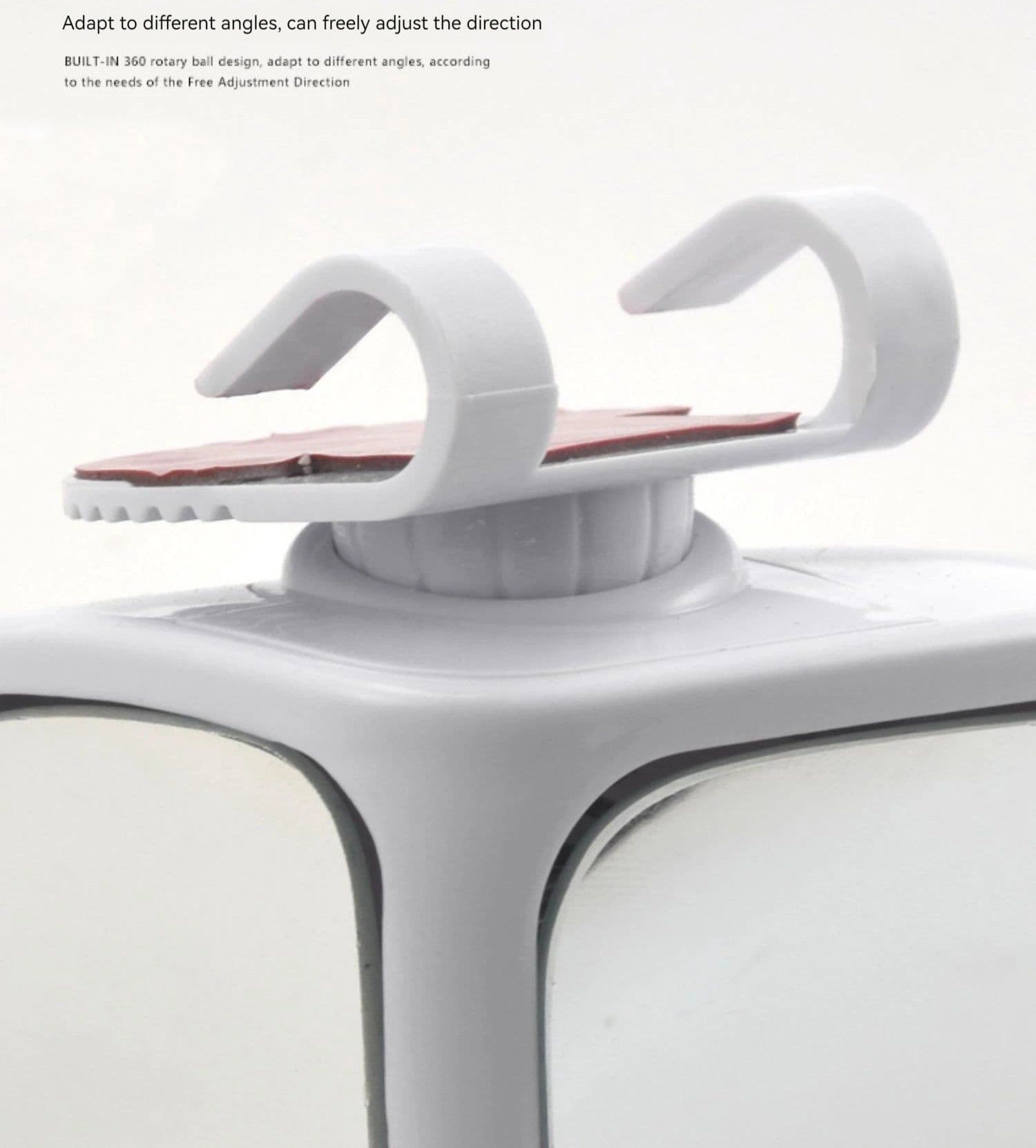 image-Car Reversing Small Round Mirror Front And Rear Wheel Wide-Angle Mirror Double-Sided Auxiliary Rearview 360 Adjustable Wide Angle Side Rear View Mirror For Car
