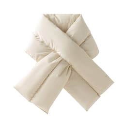 image-Men Women Winter Scarves Solid Color Anti Splashing Scarf, Casual Trendy Versatile Cross Neck Scarf Warm Adjustable Thermal Ski Neck