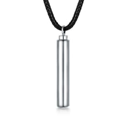 image-Cylinder Cremation Necklace Sterling Silver Urn Jewelry Dog Human Hair Memorial Pendant