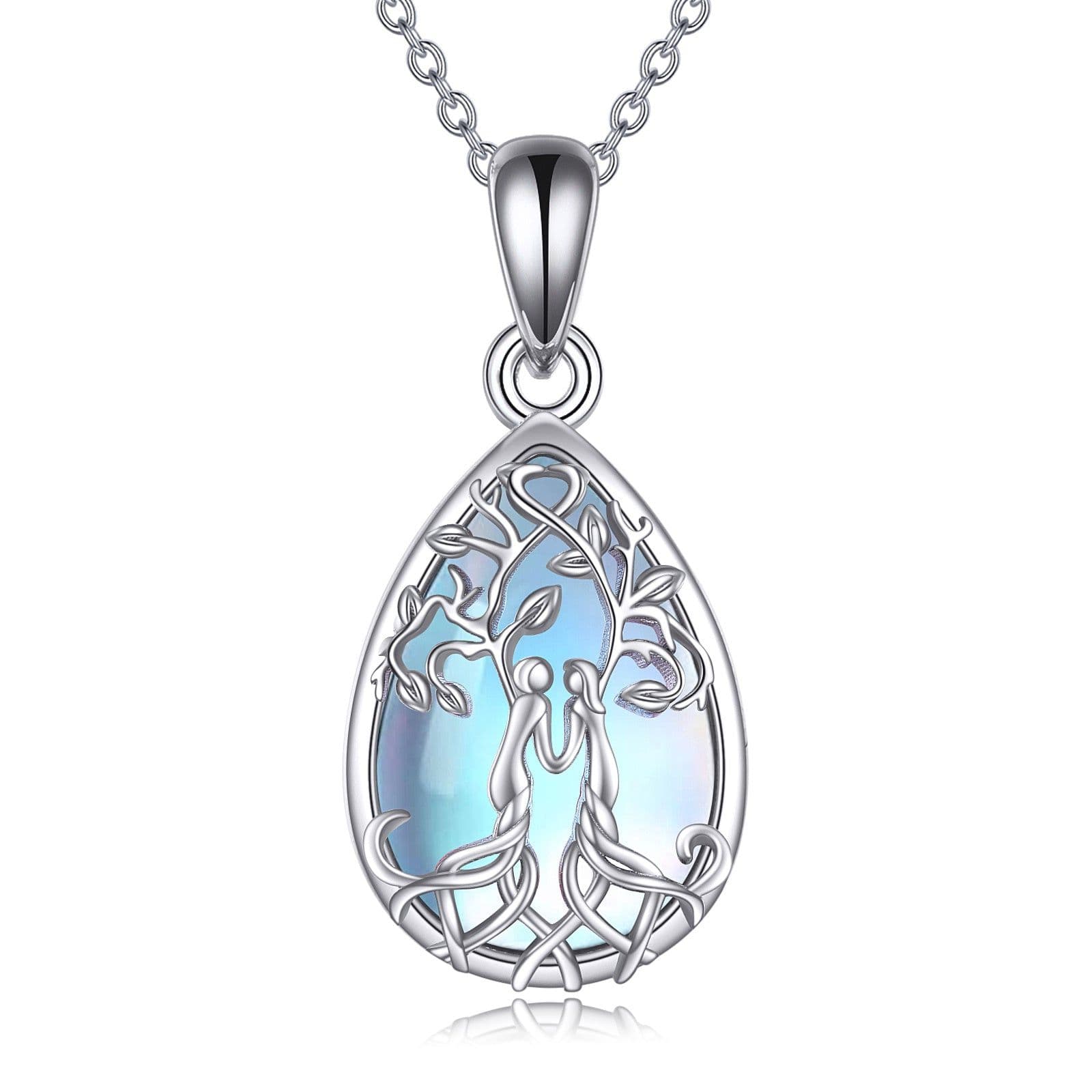 image-Sterling Silver Tree of Life Sister Necklace Jewelry from Sister