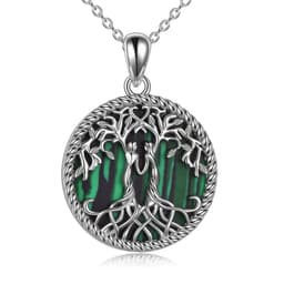 image-Sterling Silver Tree of Life Sister Necklace Jewelry from Sister