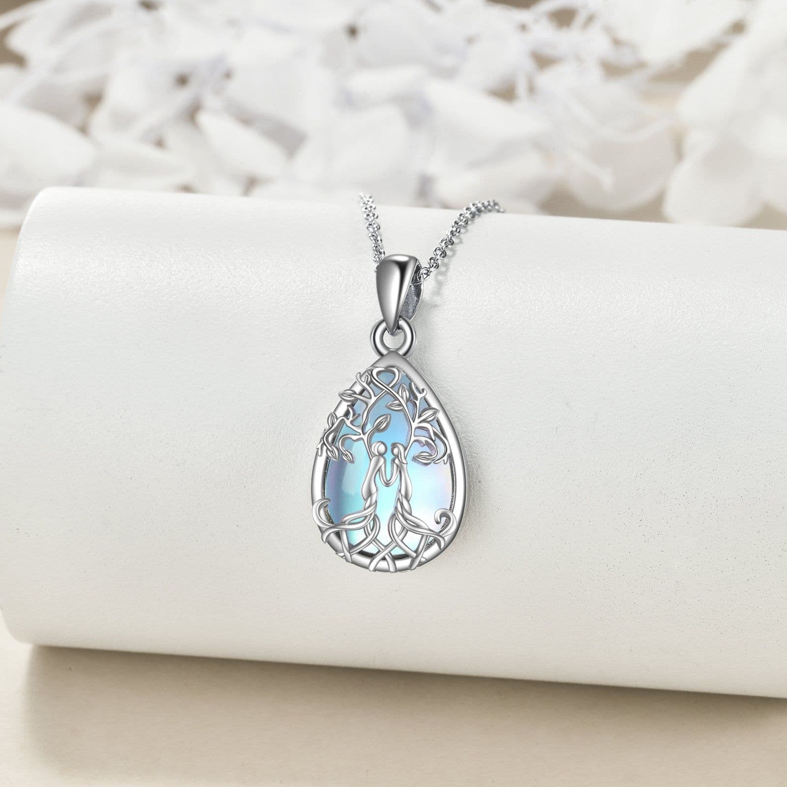 image-Sterling Silver Tree of Life Sister Necklace Jewelry from Sister