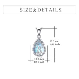 image-Sterling Silver Tree of Life Sister Necklace Jewelry from Sister