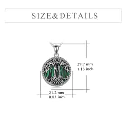 image-Sterling Silver Tree of Life Sister Necklace Jewelry from Sister
