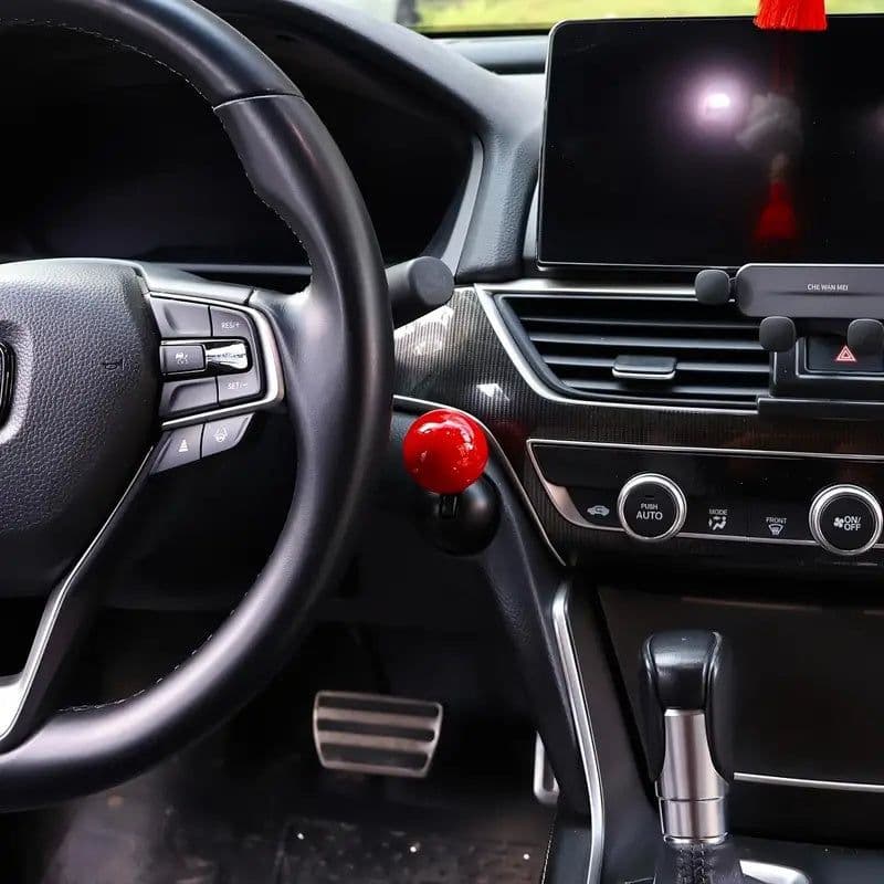 image-Push Start Button Cover, Joystick Car Engine Start Stop Button Cover Protector, Funny Car Ignition Button Cover Decorations Cool Car Accessories Interior Decor One-Touch Start Button Starter Cover